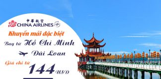 China Airlines khuyến mãi chỉ 144 USD đến Đài Loan