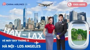 Săn vé China Airlines Hà Nội (HAN) đi Los Angeles Mỹ tháng 11
