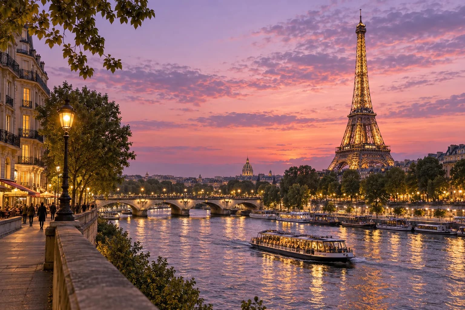 Khung cảnh thành phố Paris