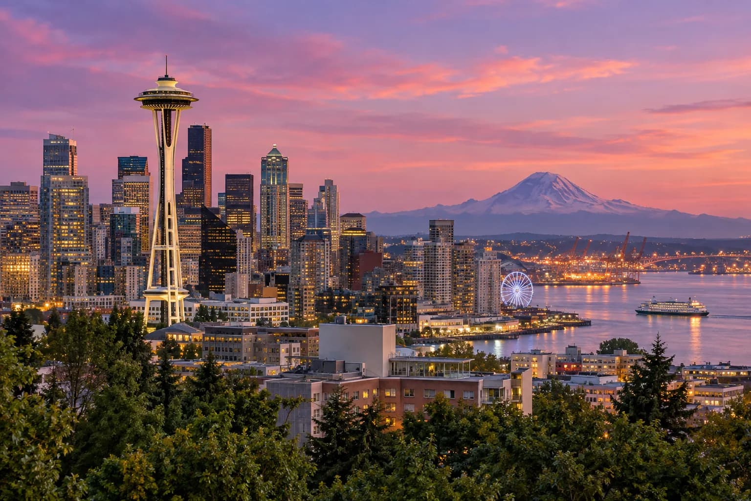 Khung cảnh thành phố Seattle