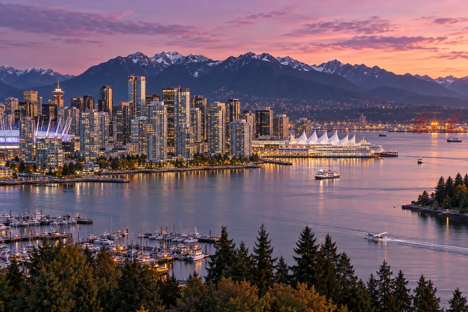 Khung cảnh thành phố Vancouver
