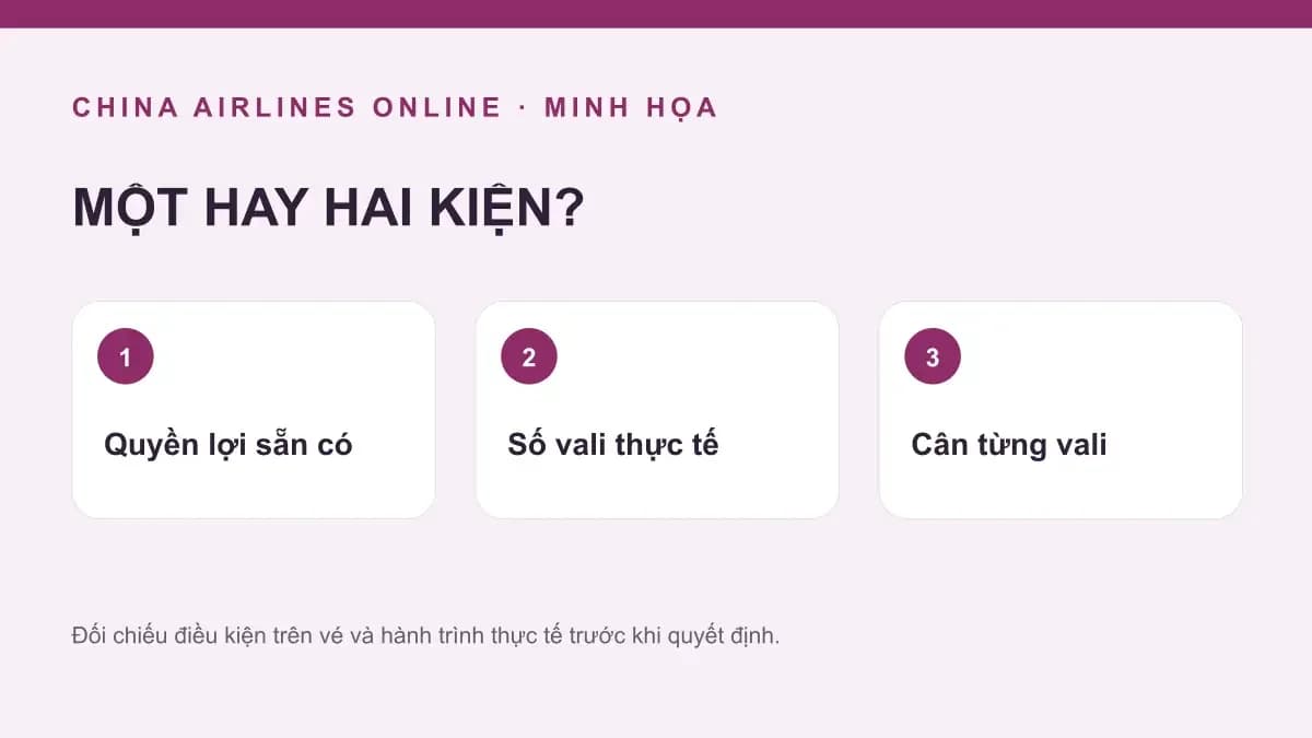 MỘT HAY HAI KIỆN? — sơ đồ minh họa