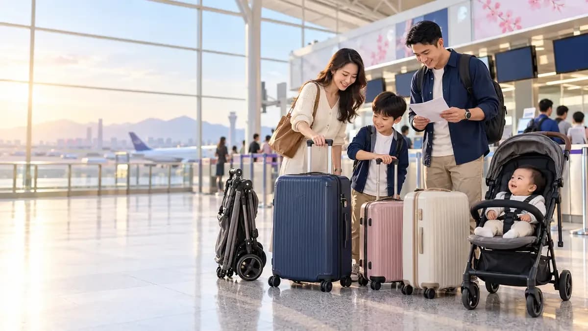 Hành lý China Airlines cho gia đình có trẻ em: đọc từng vé thế nào? — hình minh họa